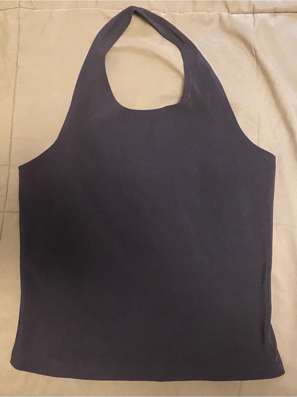 Black Halter Tank Top